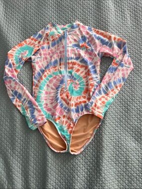 Crewcuts Factory Tie Dye Rash Guard